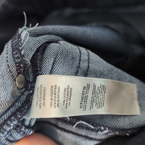 Chico's Jeggings Elastic Waist Jeans Pants - Picture 5 of 5